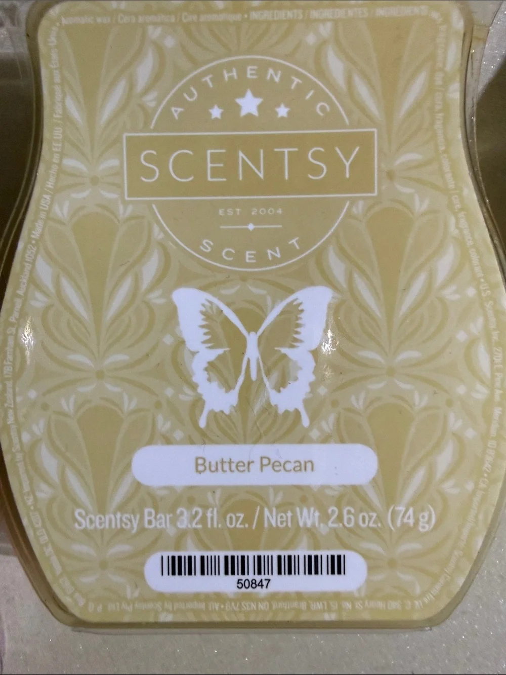 Scentsy Wax Melt Trio in Purple, Light Pink & Pale Yellow
